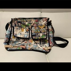 Tokidoki LeSportsac Citta Campeggio messenger bag